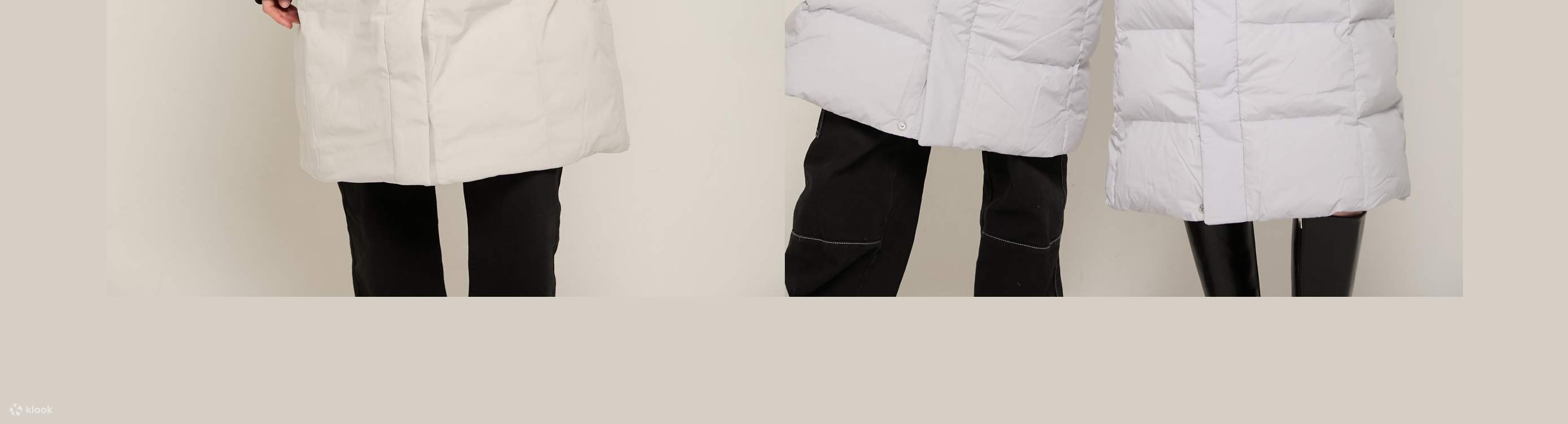 ブランドダウンジャケット（ロング）